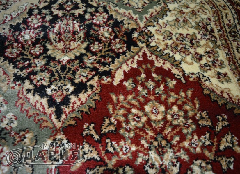 Тъкан персийски килим Blue stones 1773 red